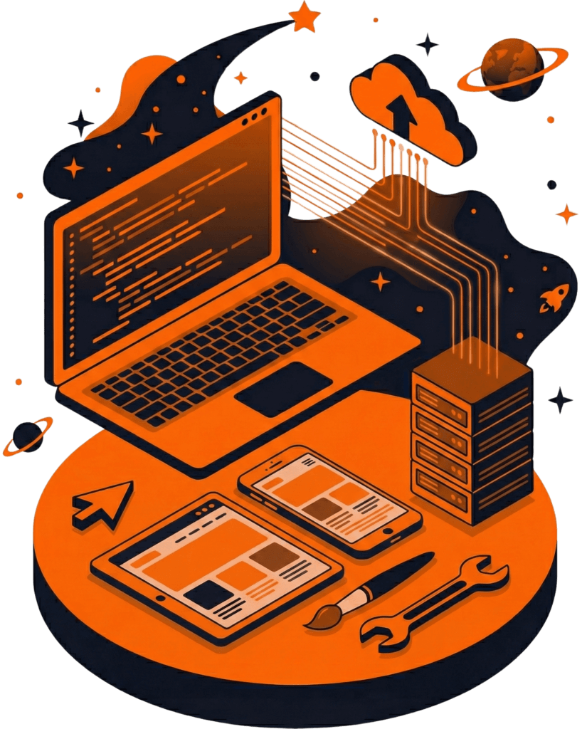 grafika abstrakcyjna pokazująca technikalia przy kodowaniu