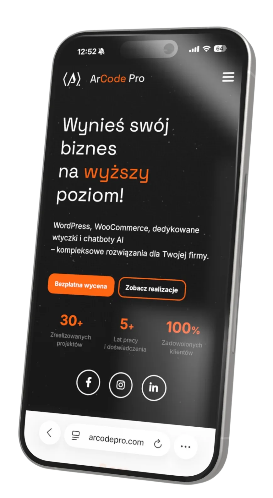ArCode Pro - Strony internetowe